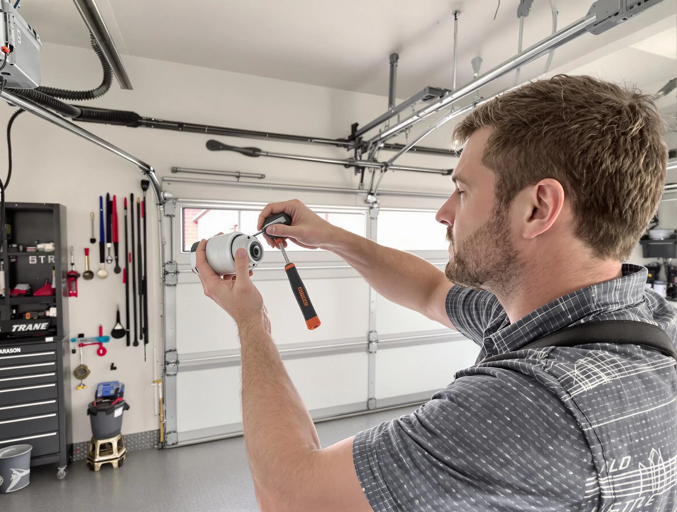 Garage door opener repair service by Peachtree City Garage Door Repair in Peachtree City