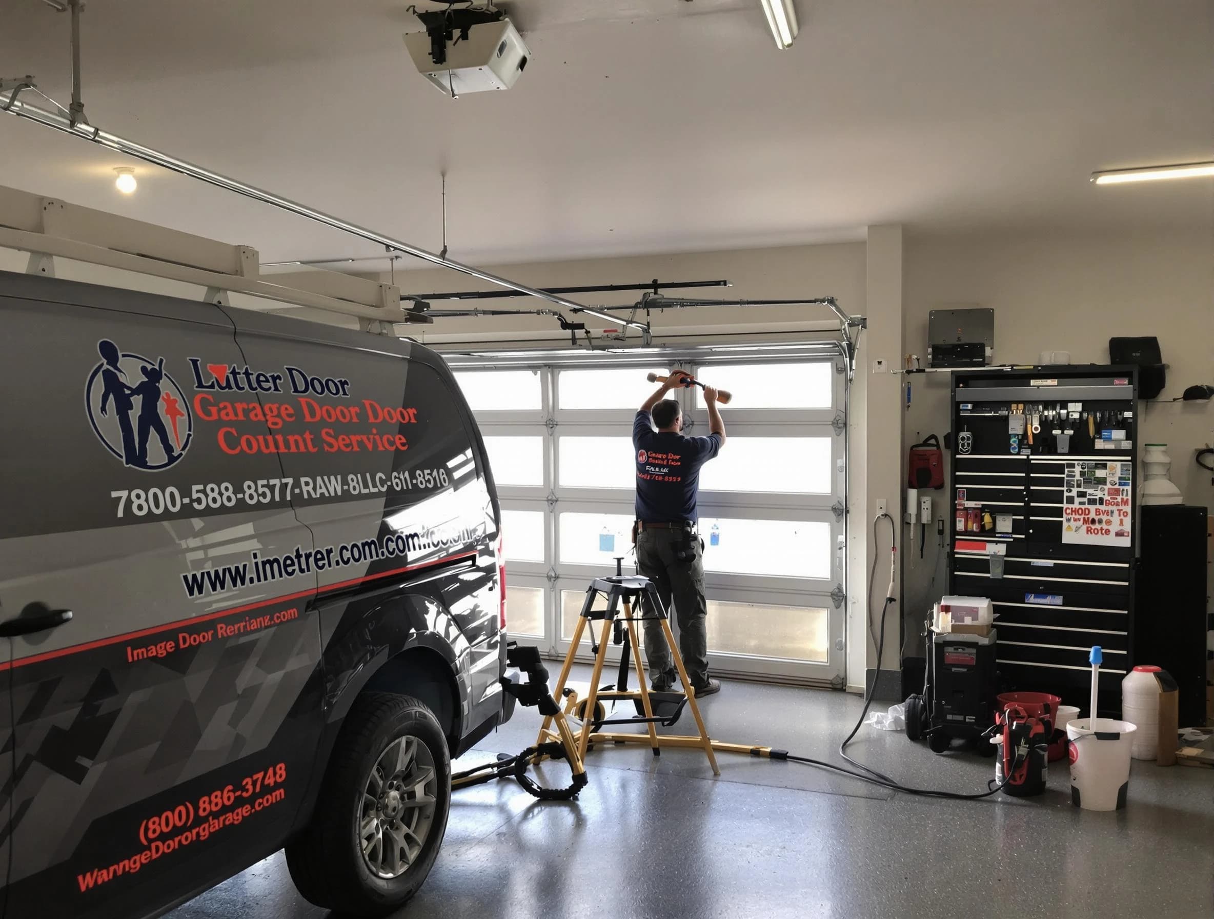 Peachtree City Garage Door Repair rapid response team performing same-day repair in Peachtree City