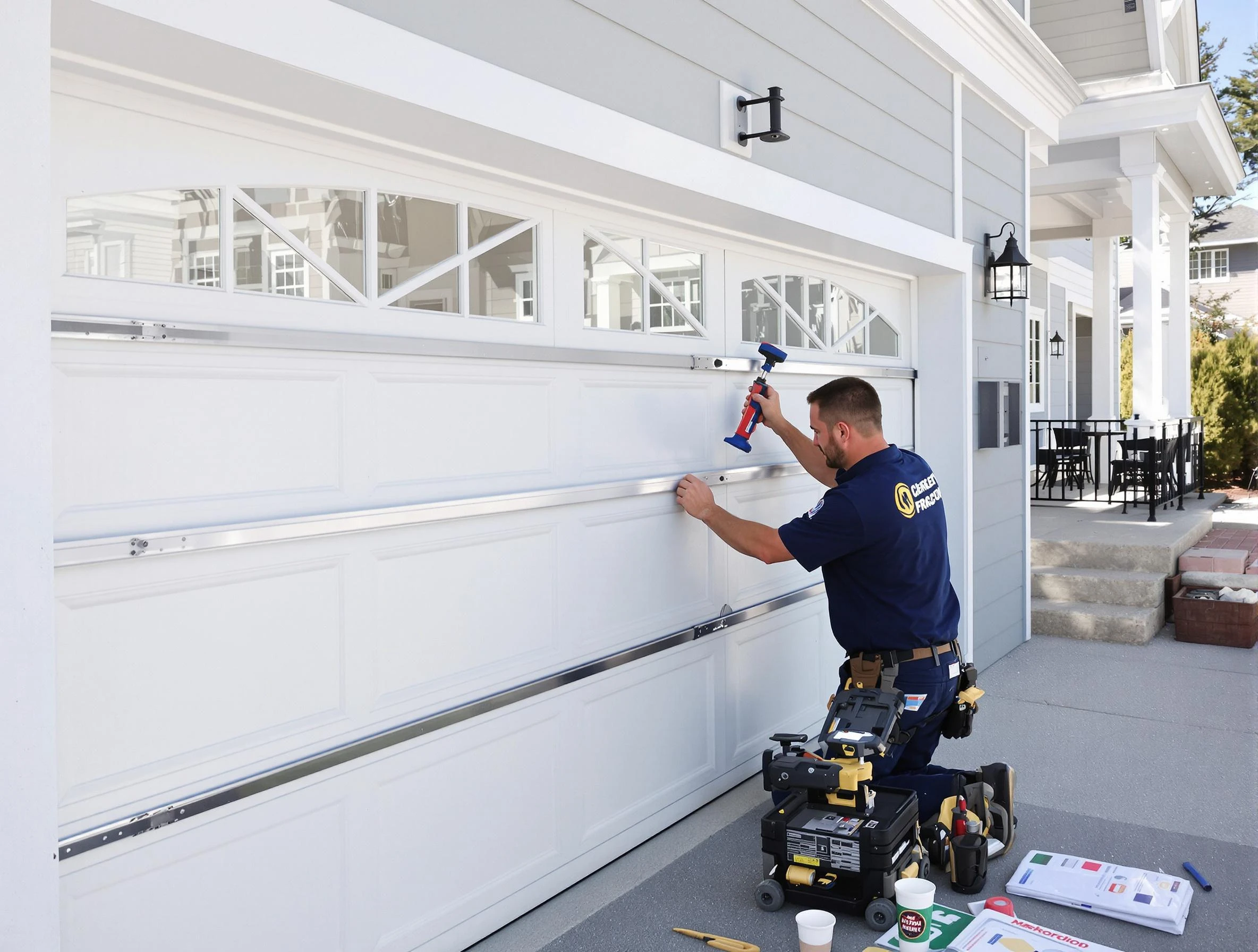 Professional garage door installation by Peachtree City Garage Door Repair in Peachtree City